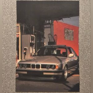 3/$10 BMW E34 5 Series Magnet 🧲 Classic Euro Icon ~ Vintage Custom Collectible